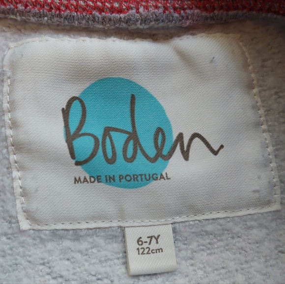 2017 Mini Boden vguc star sweatshirt 6-7 years - Picture 6 of 14